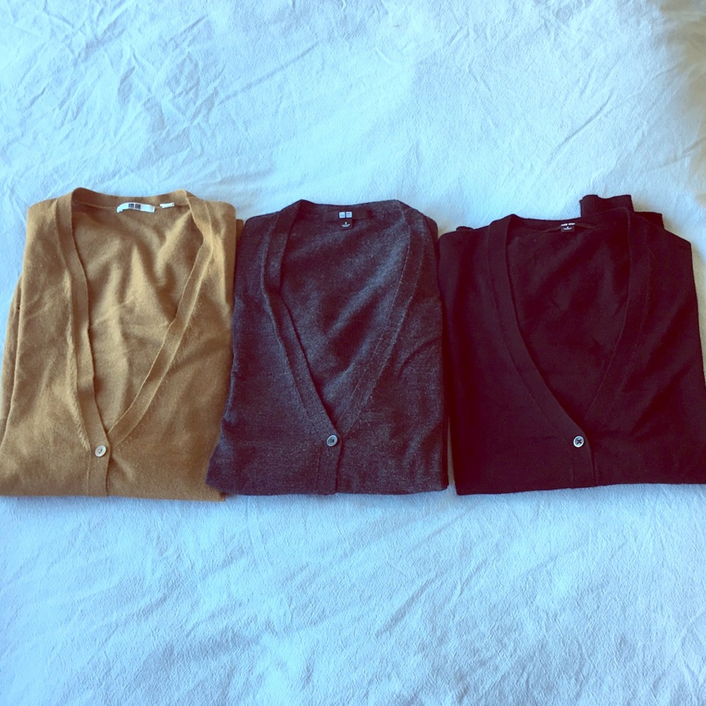 Uniqlo Cashmere Wool Cardigan Lot